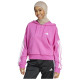 Adidas Γυναικείο φούτερ Essentials 3-S French Terry Hoodie Adidas Γυναικείο φούτερ Essentials 3-S French Terry Hoodie